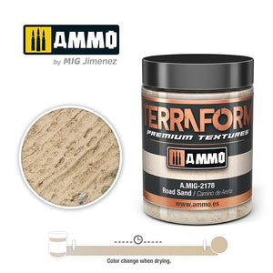 Munitions pour Mig 2178 TERRAFORM Road Sand 100 ml