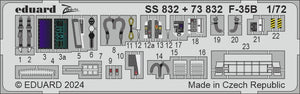 Kit de détails Eduard BIG72184 pour F-35B Tamiya au 1/72 – immagine 6