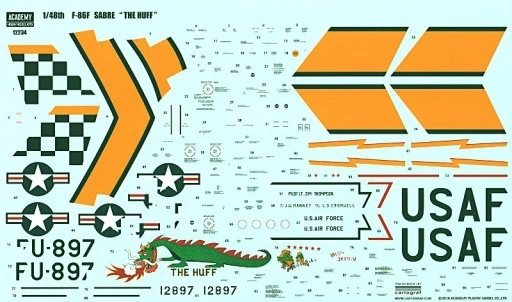 Academy 12234 F-86F « The Huff » Édition Spéciale 1/48 – imagen 2