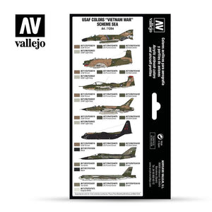 Vallejo 71204 Air War Color Series - USAF colors “Vietnam War” Scheme SEA (South East Asia) – Bild 2