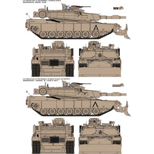 Lame de bulldozer de combat M1A1 FEP Abrams, modèle Rye Field 5048, USMC, échelle 1/35 – Bild 5