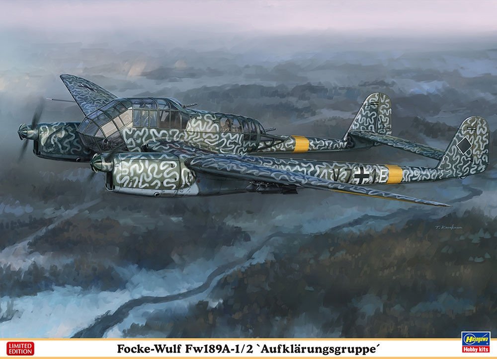 Hasegawa 02275 Force aérienne allemande Focke Wulf Fw189A-1/2 1/72