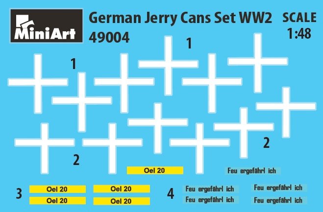MiniArt 49004 JERRY CANONS ALLEMAND WW2 1/48 – immagine 2