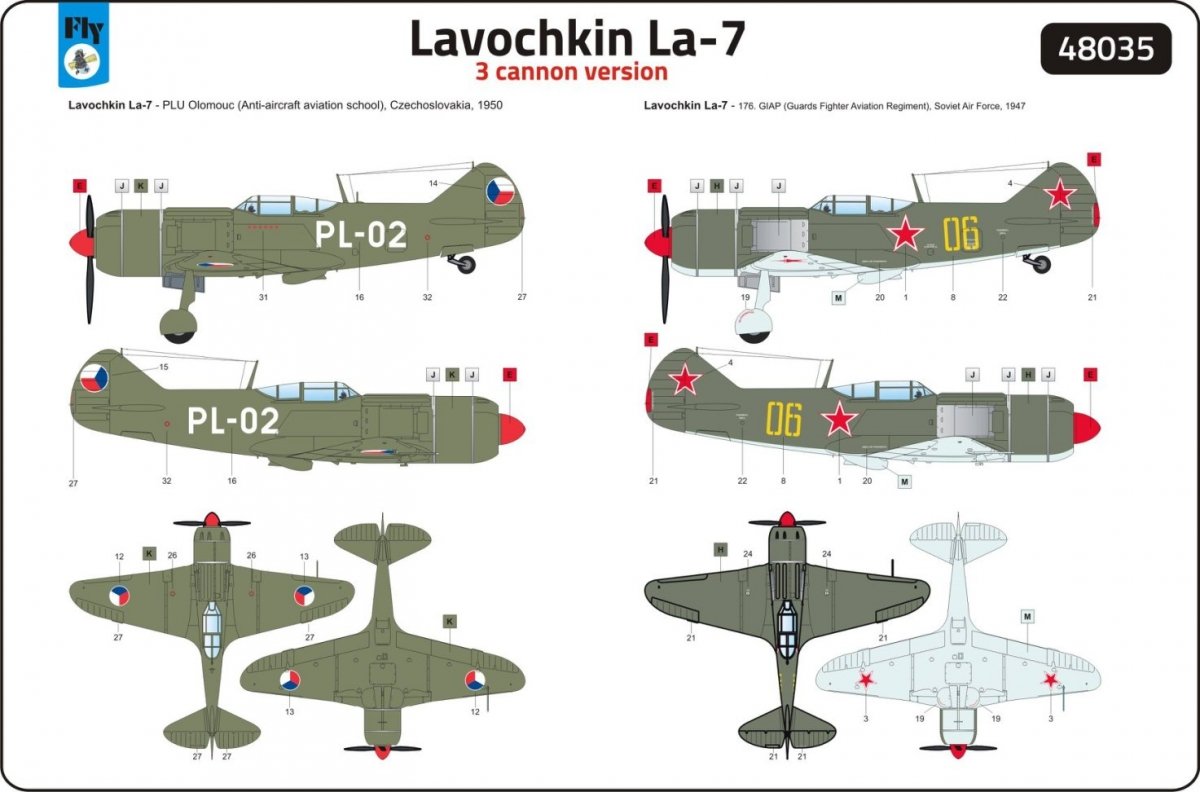 Fly 48035 Lavochkin La-7 Cannon version 1/48 – immagine 2