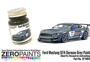 Peinture Zero Paints 1664 Ford Mustang GT4 Gris Allemand 30 ml