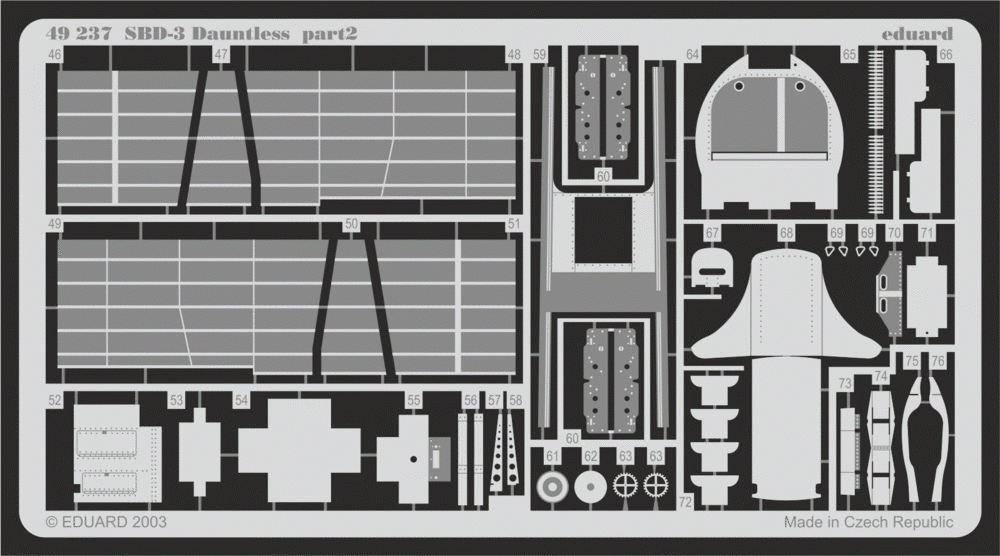 Eduard 49237 SBD-3 1/48 Hasegawa – image 3