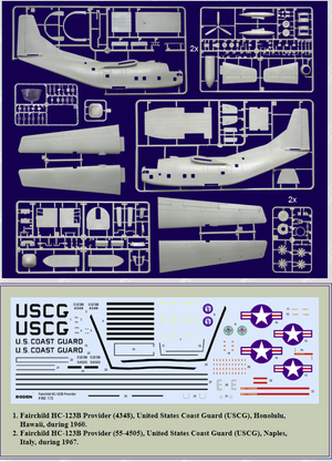 Roden 062 Fairchild HC-123B Fournisseur 1/72 – image 3