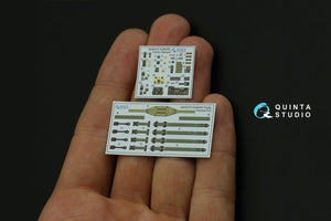 Intérieur imprimé en 3D et coloré sur papier décalcomanie Quinta Studio QD48310 pour la famille HUMVEE (Tamiya) au 1/48 – image 2