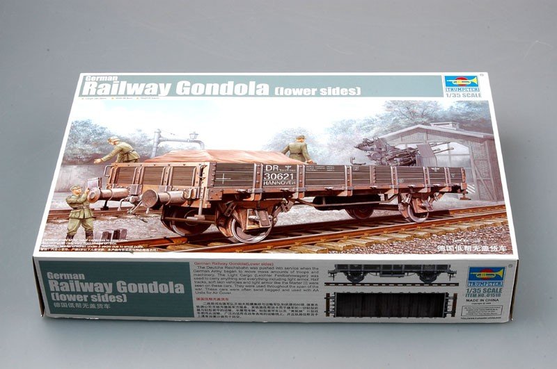 Trumpeter 01518 Wondole des chemins de fer allemands (côtés inférieurs) (1/35) – immagine 2