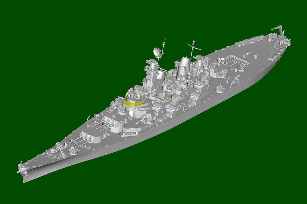 Maquette Trumpeter 06748 Cuirassé USS Missouri BB-63 1/700 – image 8