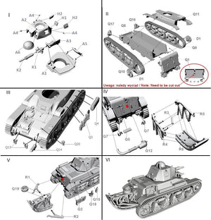 First To Fight PL107 Renault R39 With 37mm SA38 Cannon With &amp;#39;Tail&amp;#39; 1/72 – zdjęcie 2