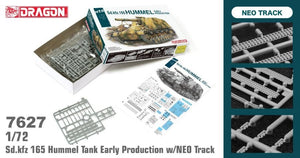 Dragon 7627 Sd.Kfz. 165 Char Hummel, première production avec chenilles NEO, échelle 1/72 – immagine 2