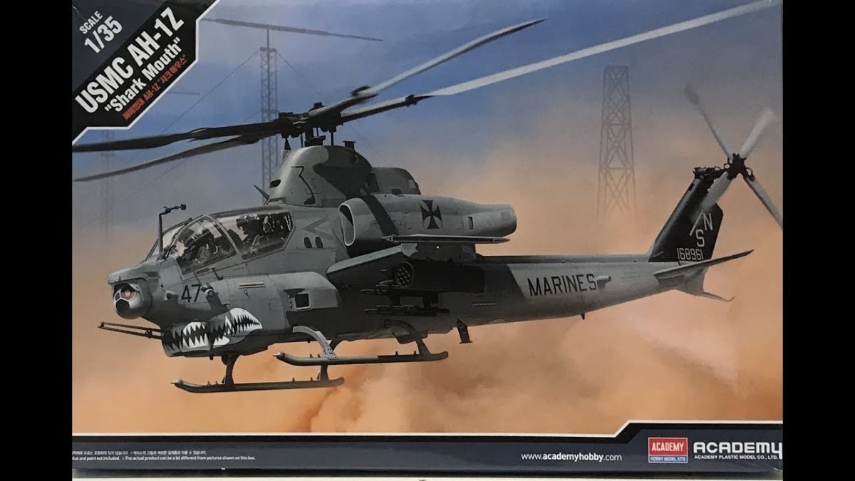 Maquette Academy 12127 USMC AH-1Z « Gouche de requin » au 1/35