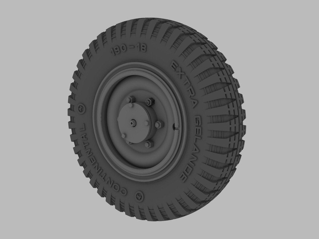 Panzer Art RE35-382 Roues de route Sd.Kfz 221/222 (modèle tardif) 1/35 – immagine 2