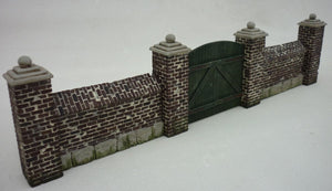 RT-Diorama 35244 Mur d&amp;#39;enceinte du parc avec portail 1/35 – immagine 6