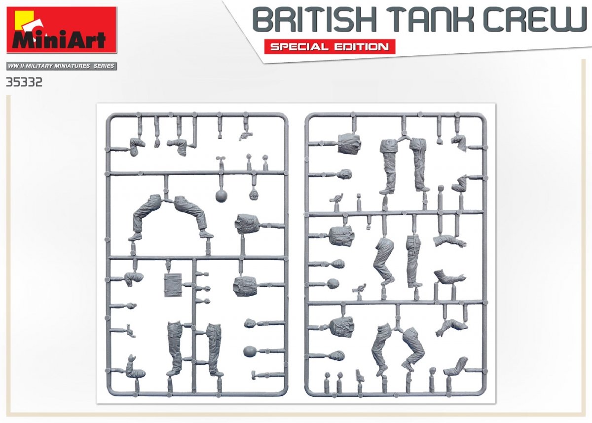 Miniart 35332 ÉQUIPAGE DE CHAR BRITANNIQUE. ÉDITION SPÉCIALE 1/35 – immagine 4