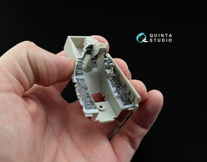 Intérieur imprimé en 3D et coloré sur papier décalcomanie Quinta Studio QD32003 F-16C (pour maquette Tamiya) 1/32  – image 10