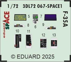 Eduard 3DL72067 F-35A SPACE EDUARD 1/72 – image 4