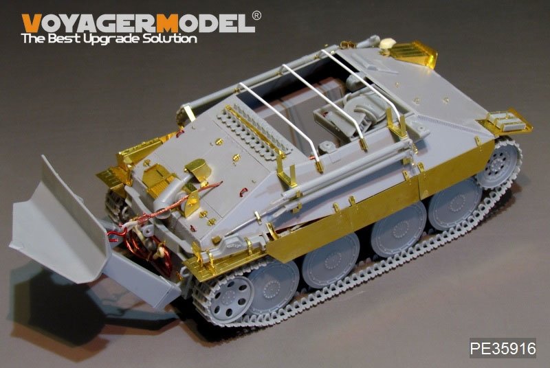 Maquette Voyager PE35916 Bergepanzer Hetzer Basic allemand de la Seconde Guerre mondiale pour THUNDER 1/35 – image 5