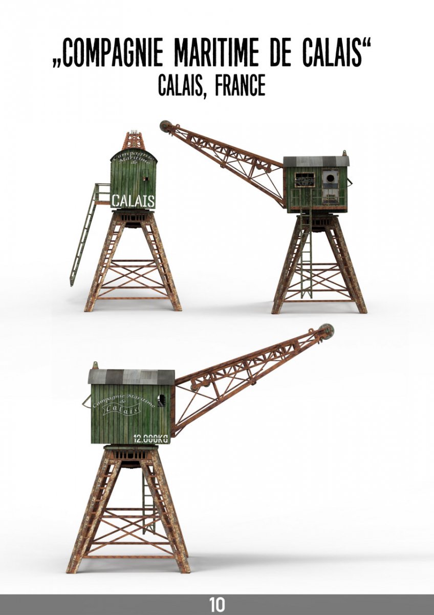 RT-Diorama 35311 Grue portuaire 1/35, échelle 1/12 – immagine 11