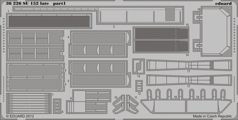 Eduard 36226 SU 152 fin 1/35 Trumpeter – immagine 2