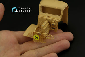 Quinta Studio QD35060 GMC CCKW 352 Camion cargo, intérieur imprimé en 3D et coloré sur papier décalcomanie (HobbyBoss) 1/35 – imagen 4