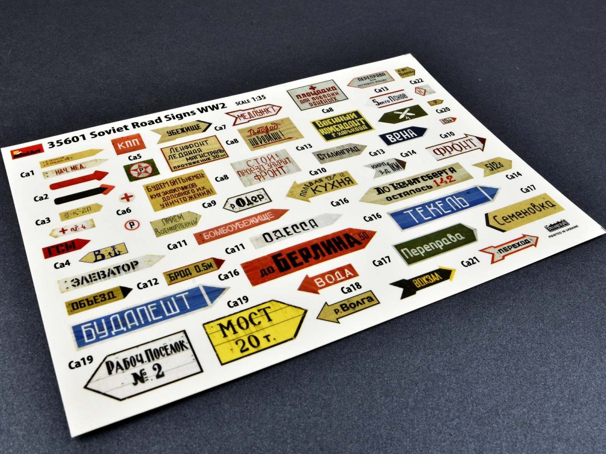 MiniArt 35601 SIGNALISATIONS ROUTIERS SOVIÉTIQUES WW2 1/35 – Bild 3