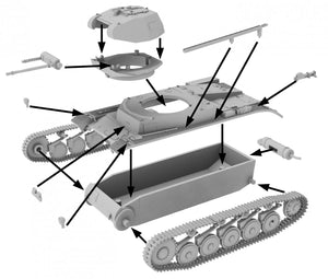 Premier à combattre PL010- PzKpfw IIC (1/72) – immagine 2
