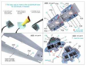 Intérieur imprimé en 3D et coloré sur papier décalcomanie Quinta Studio QDS-32095 Su-30SM (conversion pour Trumpeter Su-30MKK) (Petite version) 1/32 – image 2