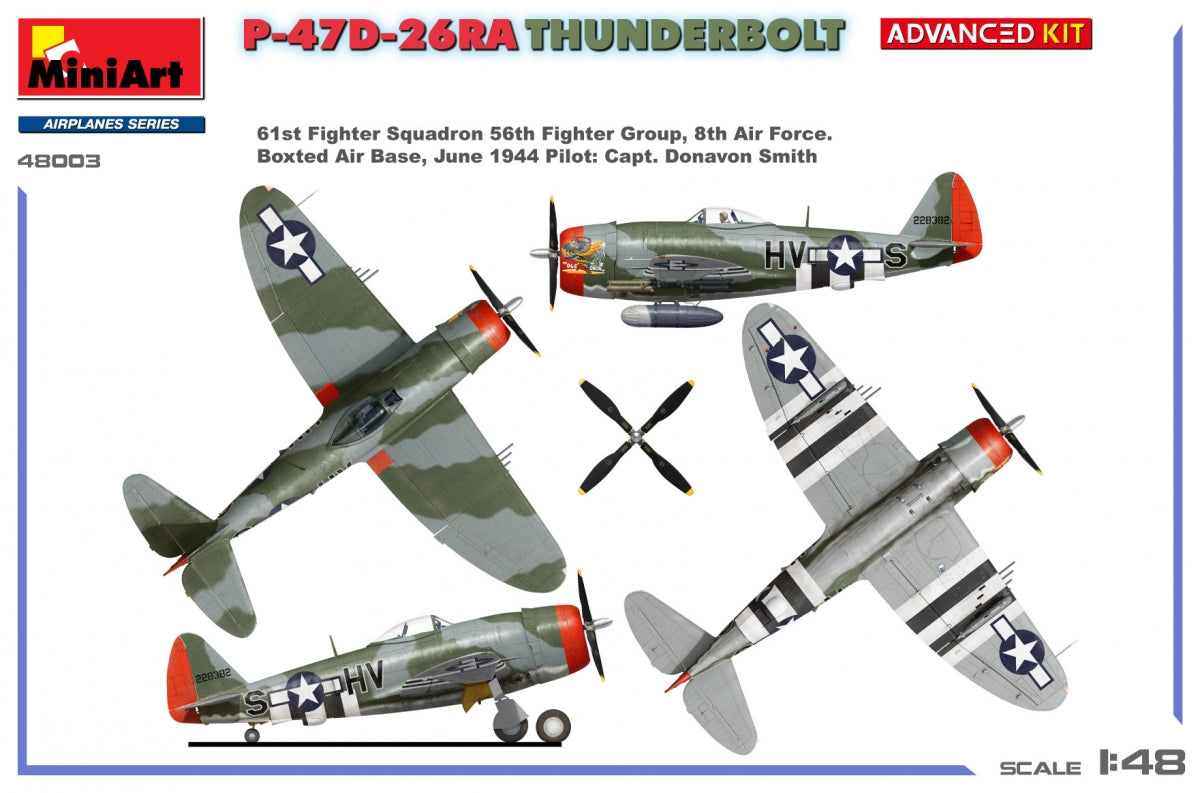 MiniArt 48003 P-47D-26RA THUNDERBOLT. KIT AVANCÉ 1/48 – image 4