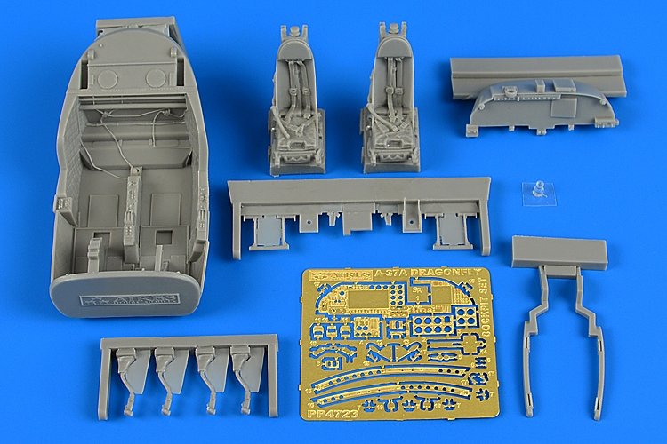 Ensemble cockpit Aires 4723 A-37A Dragonfly 1/48 MONOGRAMME