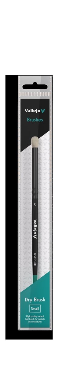 VALLEJO B07001 - Brosse - Sec - Cheveux naturels secs - Petit modèle