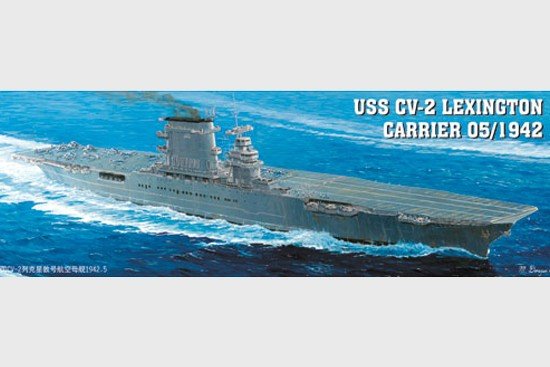 Trumpeter 05608 USS CV-2 Lexington porte-avions 05/1942 (1/350)