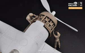 Magic Factory 7507 Coffret d&amp;#39;équipe de service au sol américaine de la Seconde Guerre mondiale, échelle 1/48  – immagine 3