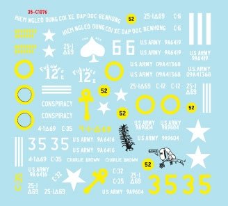 Star Decals 35-C1076 M48A3 Patton au Vietnam 1/35 – imagen 3
