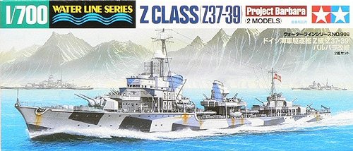 Tamiya 31908 Destroyer allemand de classe Z (Z37-39) 1/700