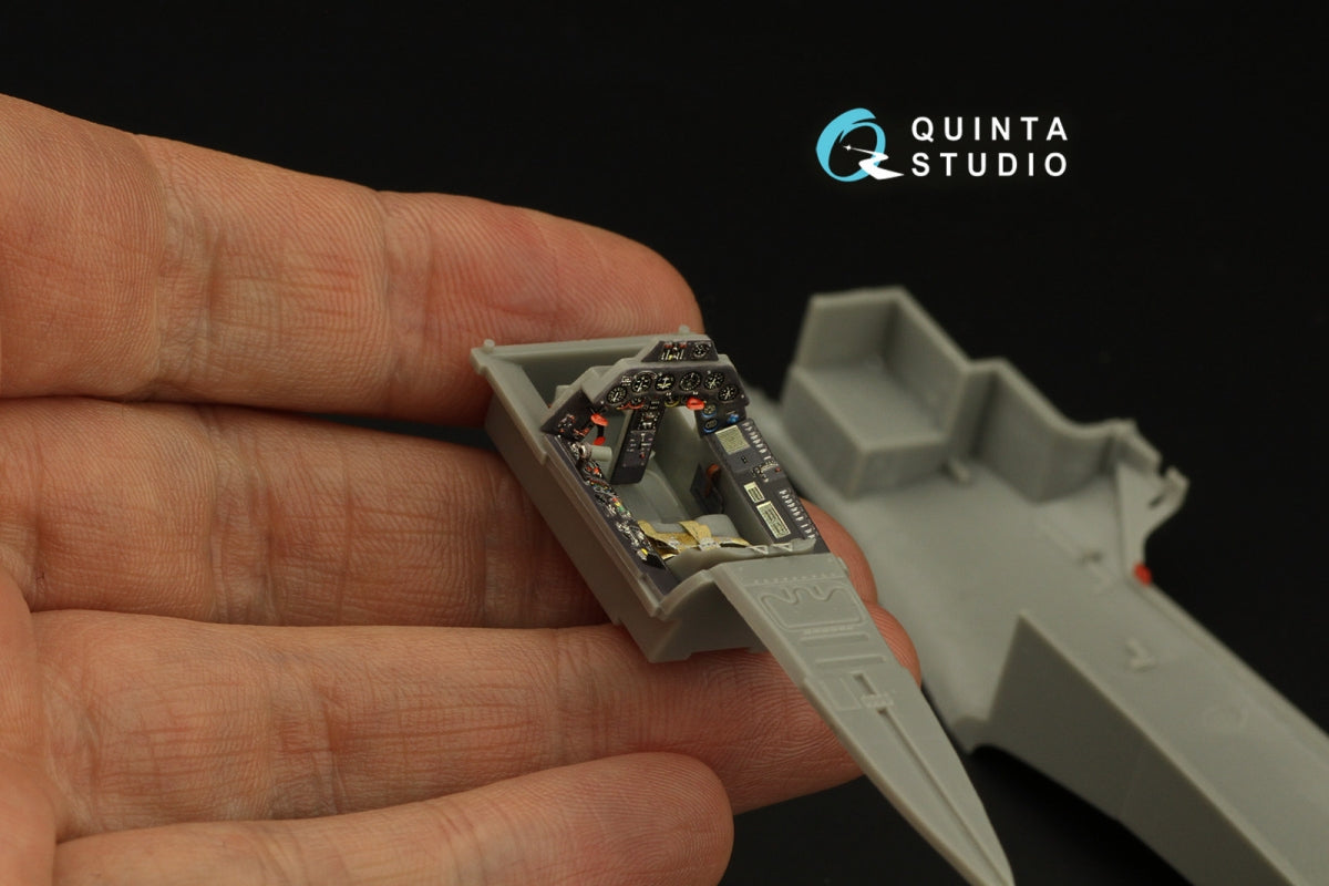 Intérieur imprimé en 3D et coloré sur papier décalcomanie Quinta Studio QD48316 Fw 190A-4 (Hasegawa) 1/48 – image 9