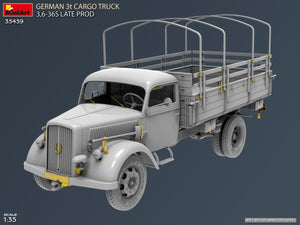 MiniArt 35459 Camion cargo allemand 3 tonnes, production tardive, échelle 1/35 – imagen 4