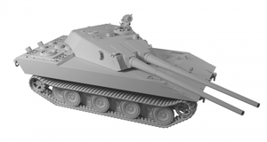 Modelcollect UA-35028 Première Guerre mondiale, char super lourd allemand E100, Ausf.G. Canons jumelés de 105 mm, échelle 1/35 – image 4