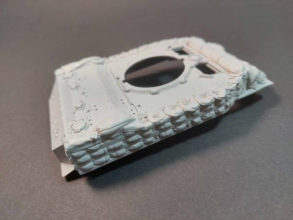 Panzer Art RE35-770 Coque de Stuart M5 avec châssis et blindage de sacs de sable 1/35 – image 3