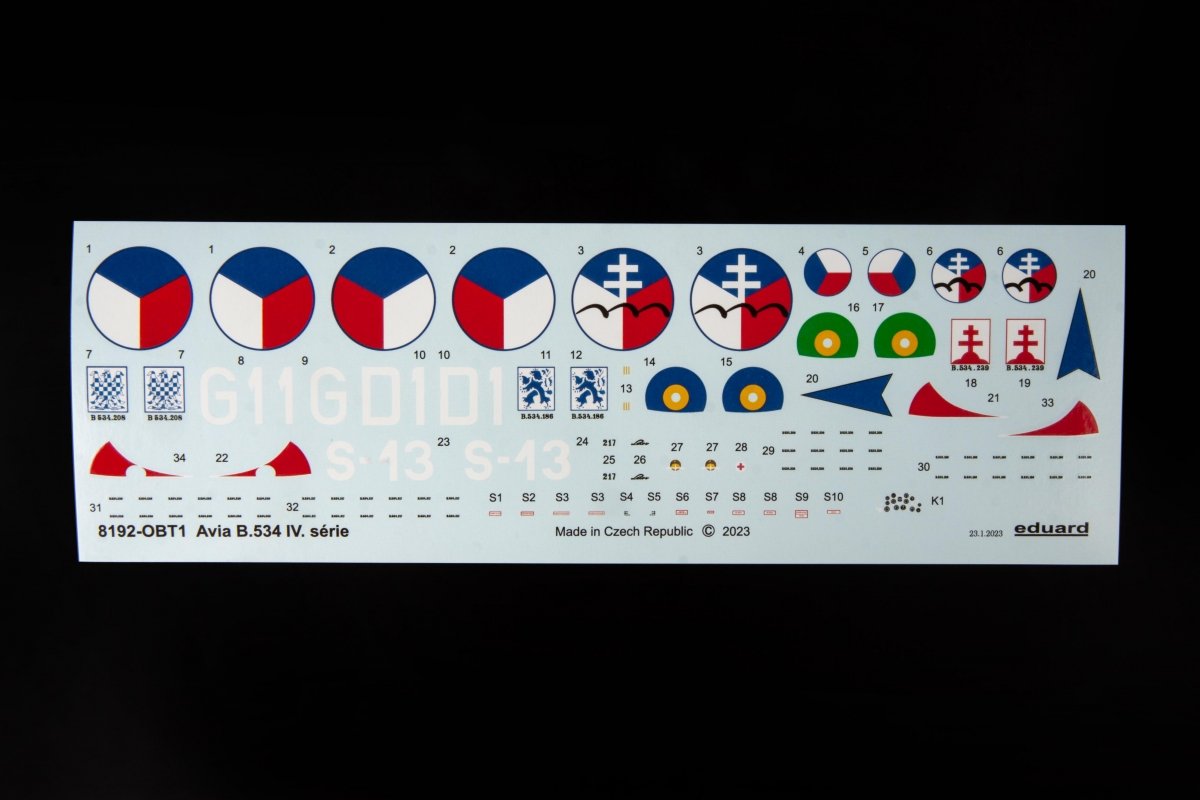 Eduard 8192 Avia B-534 IV série 1/48 – image 4