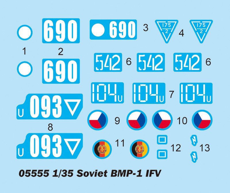 Trumpeter 05555 Soviet BMP-1 IFV 1/35 – zdjęcie 3