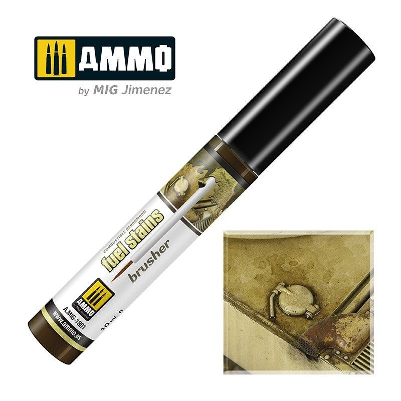 MUNMO de Mig Jimenez 1801 EFFECTS BRUSHER - Taches de carburant