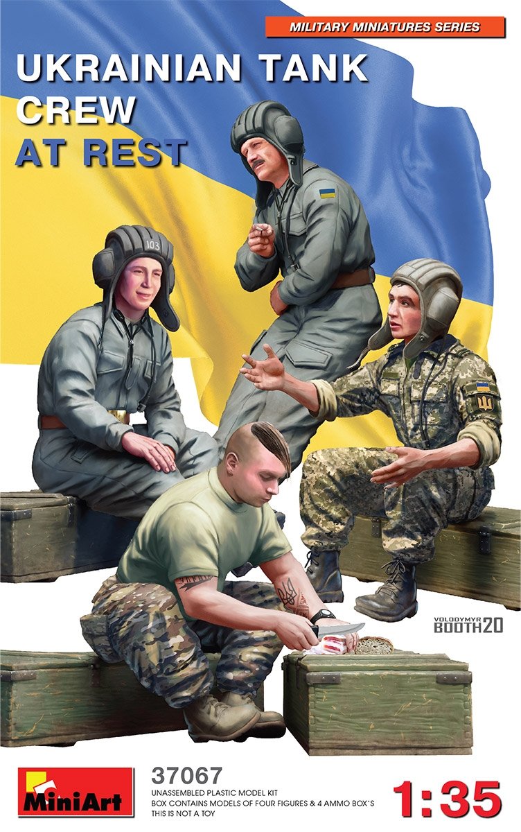 MiniArt 37067 ÉQUIPAGE DE CHAR UKRAINIEN AU REPOS 1/35