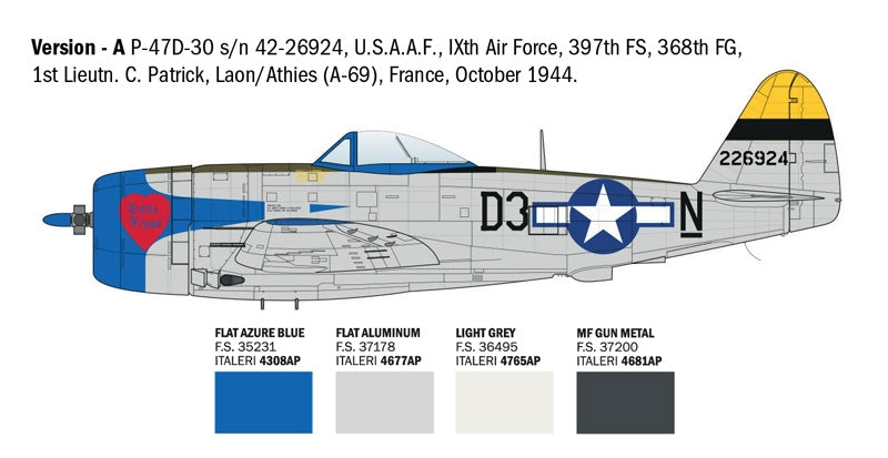 Italeri 2835 P-47D Thunderbolt 1/48  – Bild 10