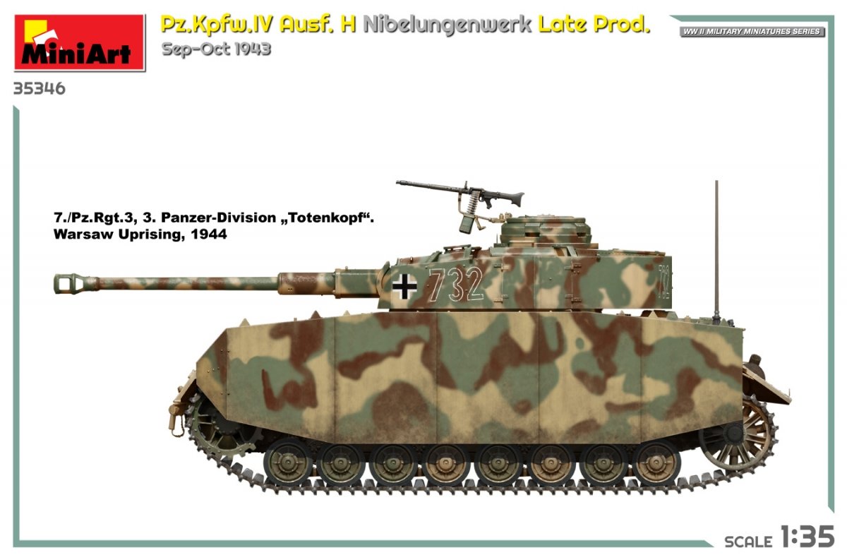 MiniArt 35346 Pz.Kpfw.IV Ausf. H Nibelungenwerk Tard Prod. Septembre-Octobre 1943 1/35 – image 6