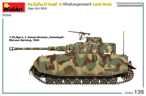 MiniArt 35346 Pz.Kpfw.IV Ausf. H Nibelungenwerk Tard Prod. Septembre-Octobre 1943 1/35 – image 6