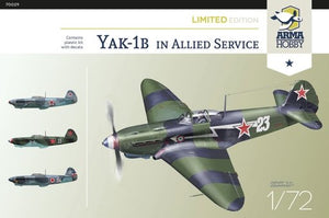Arma Hobby 70029 Yakovlev Yak-1b en service allié 1/72