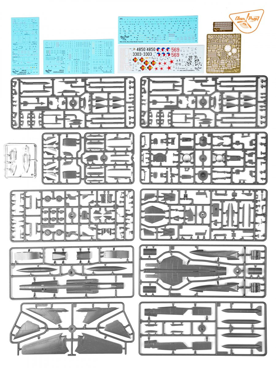 Clear Prop! CP72030 MiG-23MLA Flogger-G EXPERT KIT 1/72  – image 7