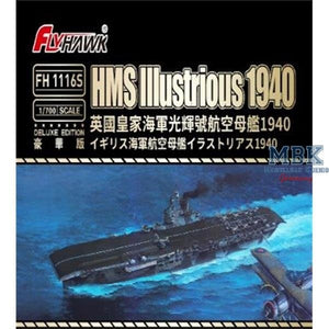 Maquette FlyHawk FH1116S HMS Illustrious 1940 Édition Deluxe 1/700